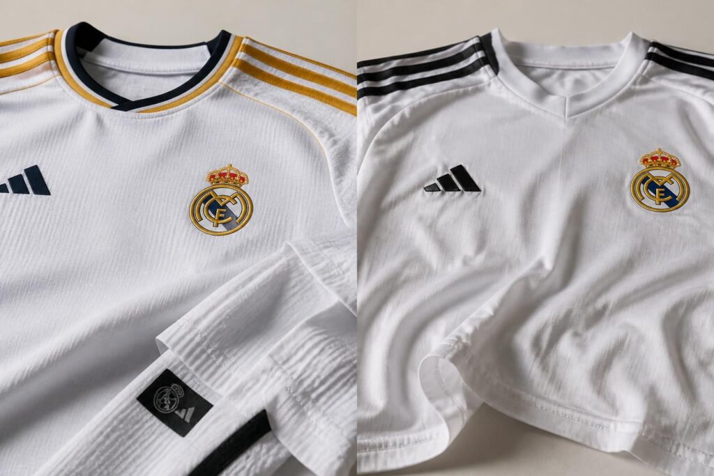 découvrez comment distinguer un maillot de foot authentique d'une contrefaçon grâce à nos conseils pratiques et astuces pour éviter les pièges du marché.