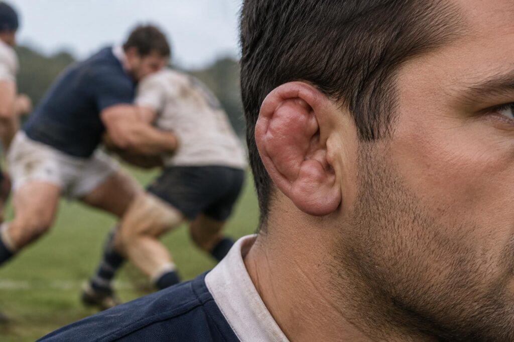 Oreille de rugbyman, comment se forme l’oreille en chou-fleur